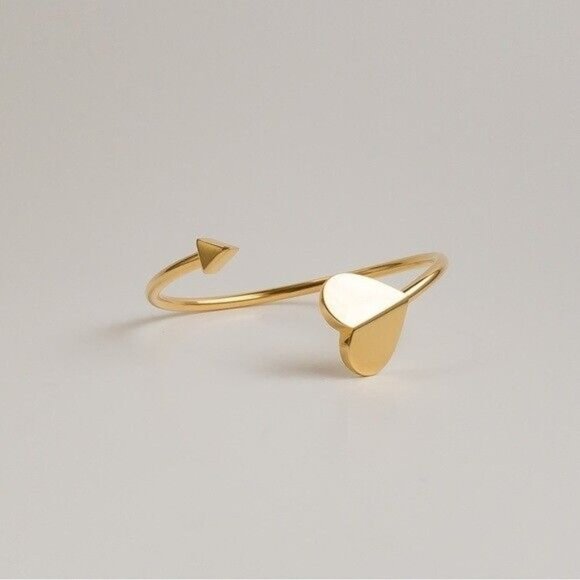 KATE SPADE-Heritage Gold Cuff Expand Twist Bangle Arrow Bracelet-NWT/Branded Bag - Picture 3 of 8